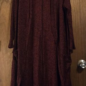 Almost Famous Burgundy Cardigan